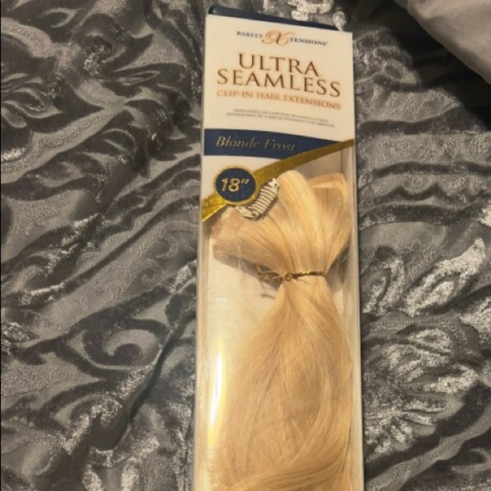 Human Hair clip ins 18 in